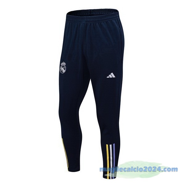 Pantaloni Deportivos Real Madrid 2023 2024 Azul Giallo Poco Prezzo