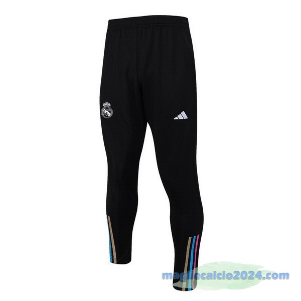 Pantaloni Deportivos Real Madrid 2023 2024 Nero Poco Prezzo