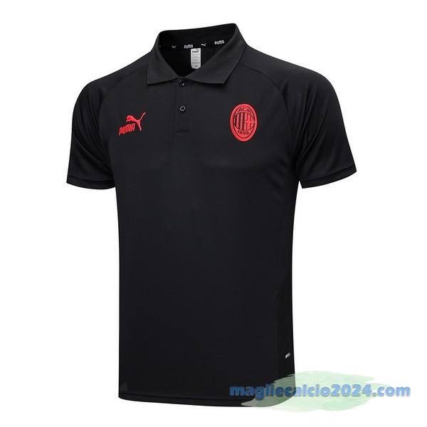 Polo AC Milan 2023 2024 Nero Poco Prezzo