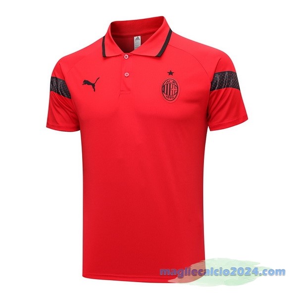 Polo AC Milan 2023 2024 Rosso Poco Prezzo