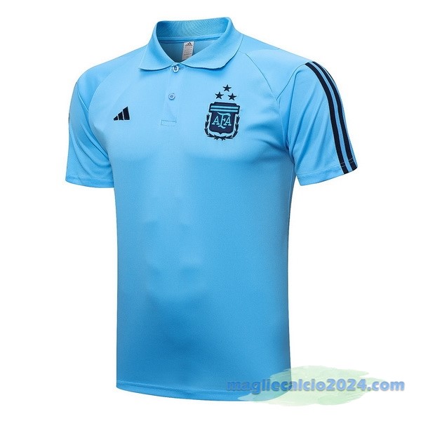 Polo Argentina 2023 Azul Poco Prezzo