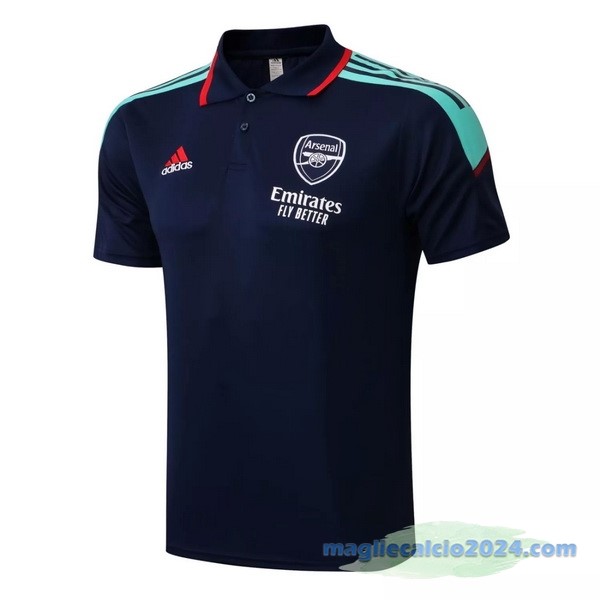 Polo Arsenal 2022 2023 Azul Navy Verde Poco Prezzo
