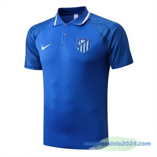 Polo Atlético Madrid 2022 2023 Azul Poco Prezzo
