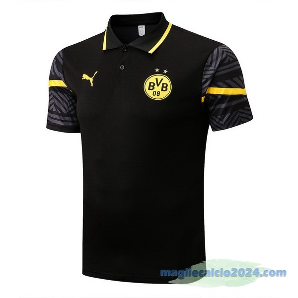 Polo Borussia Dortmund 2022 2023 Nero I Giallo Poco Prezzo