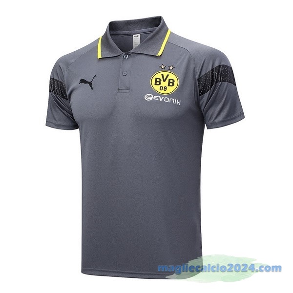 Polo Borussia Dortmund 2023 2024 Grigio Poco Prezzo