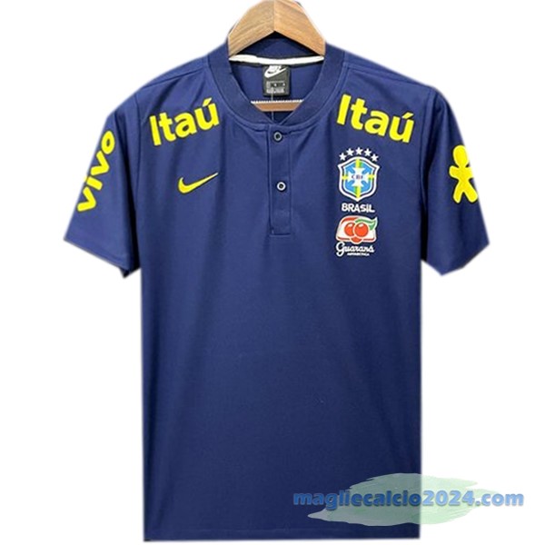 Polo Brasile 2022 Azul Navy Poco Prezzo