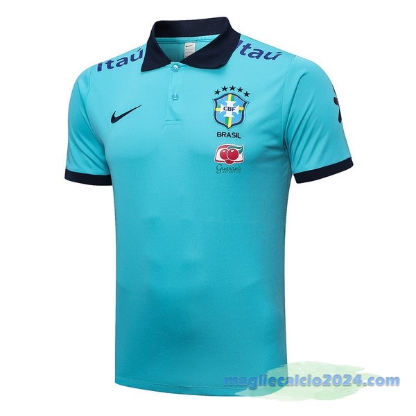 Polo Brasile 2023 Azul Poco Prezzo