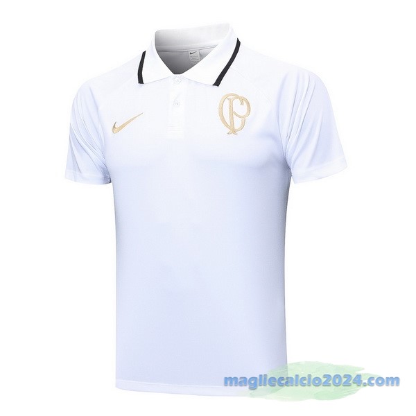 Polo Corinthians Paulista 2023 2024 Bianco Poco Prezzo