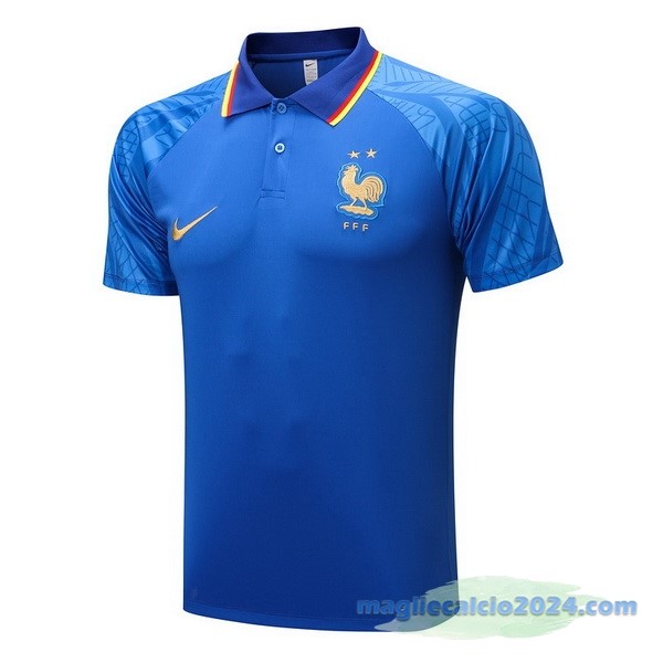 Polo Francia 2022 Azul Poco Prezzo