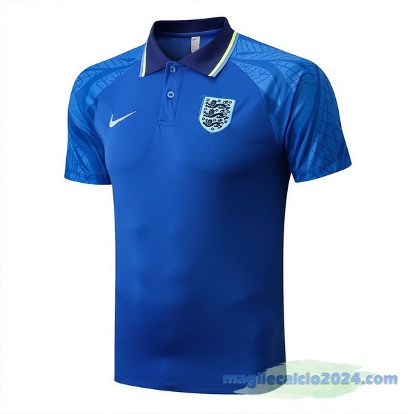 Polo Inghilterra 2022 Azul Poco Prezzo
