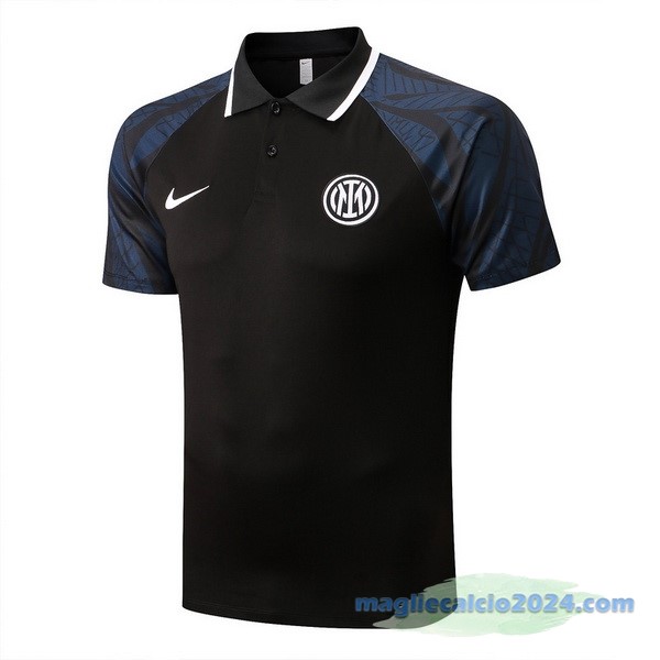 Polo Inter Milán 2022 2023 Nero Grigio Poco Prezzo