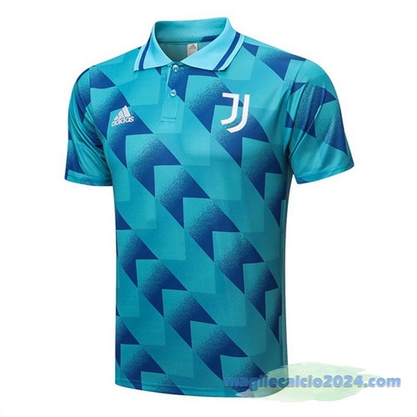 Polo Juventus 2022 2023 Azul Verde Poco Prezzo