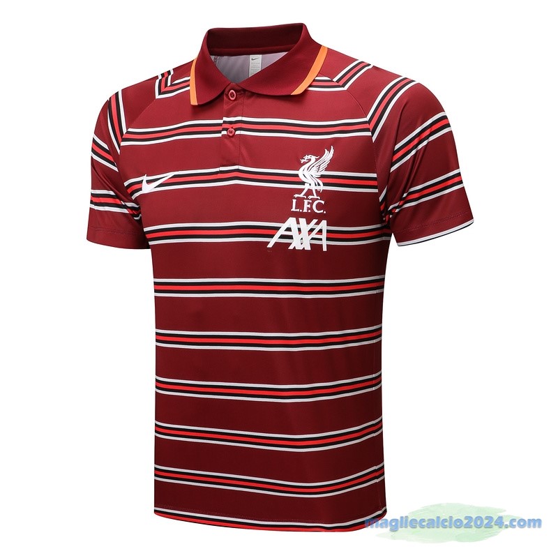 Polo Liverpool 2022 2023 Rosso Nero Poco Prezzo