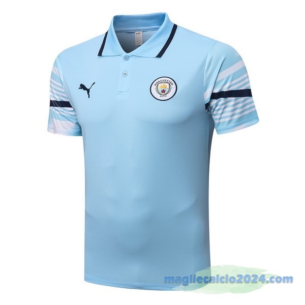Polo Manchester City 2022 2023 Azul Luce Poco Prezzo