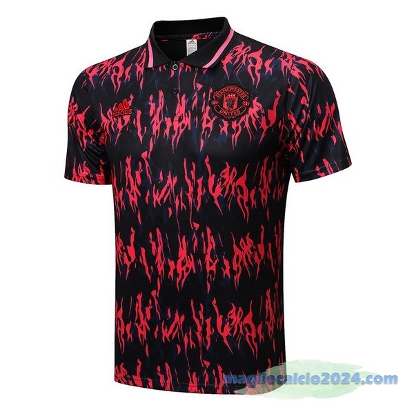 Polo Manchester United 2022 2023 Rosso Navy Poco Prezzo