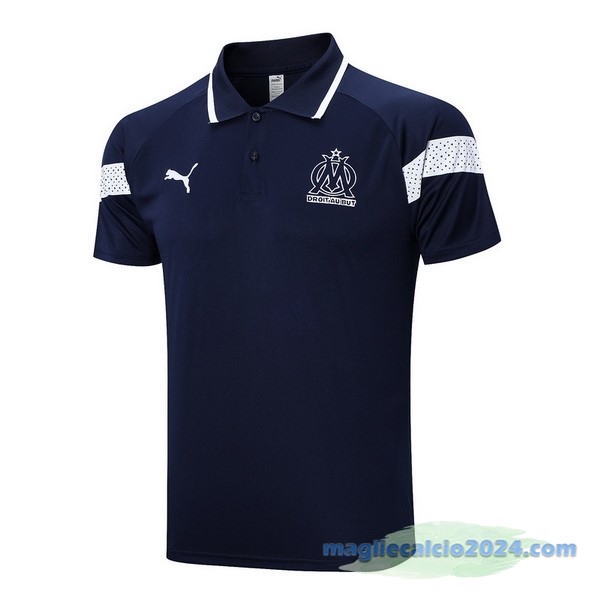 Polo Marsella 2022 2023 Azul Navy Bianco Poco Prezzo