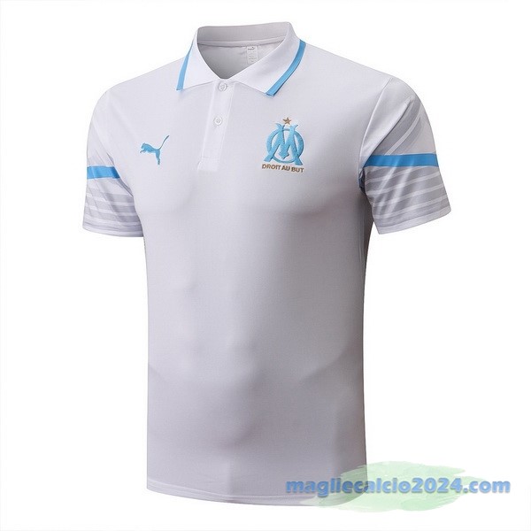 Polo Marsella 2022 2023 Bianco Azul Poco Prezzo