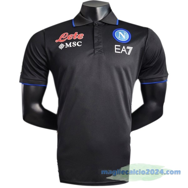 Polo Napoli 2023 2024 Nero Poco Prezzo