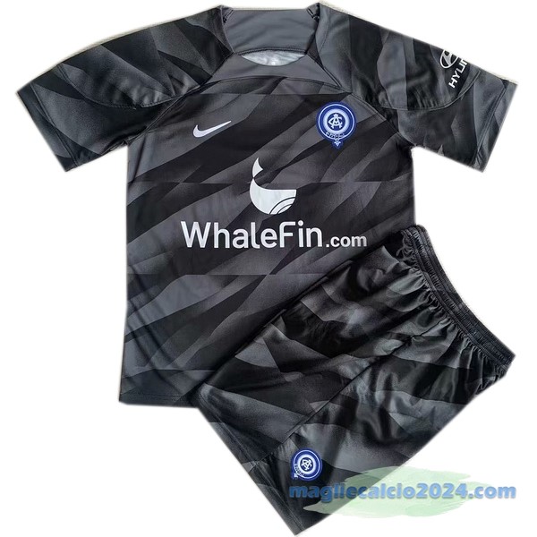 Portiere Conjunto De Bambino Atlético Madrid Nero Poco Prezzo