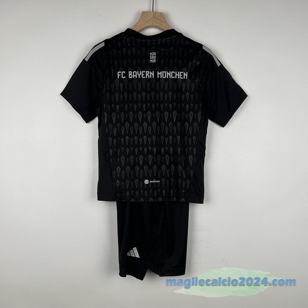 Portiere Conjunto De Bambino Bayern Múnich 2023 2024 Nero Poco Prezzo