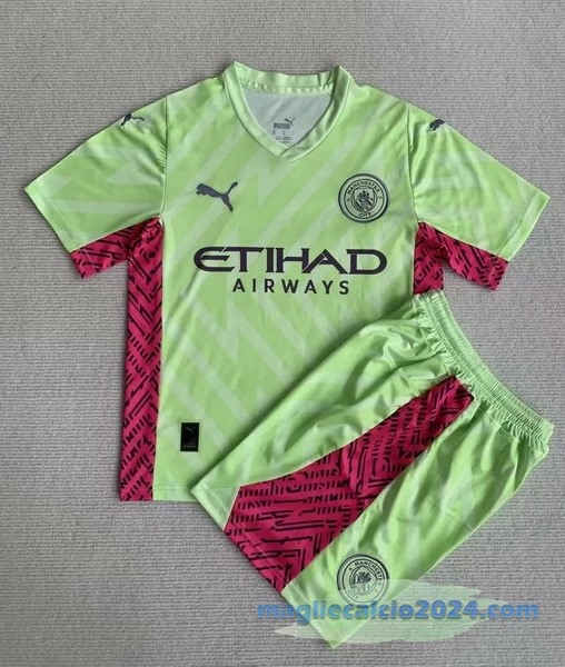 Portiere Conjunto De Bambino Manchester City 2023 2024 Giallo Poco Prezzo