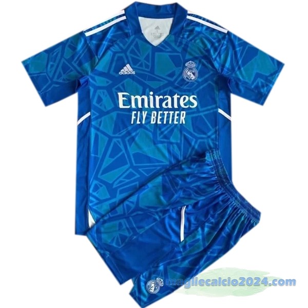 Portiere Conjunto De Bambino Real Madrid 2022 2023 Azul Poco Prezzo