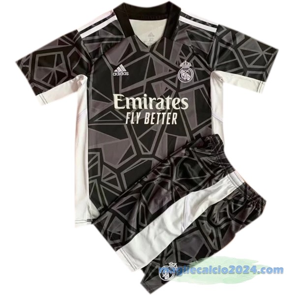 Portiere Conjunto De Bambino Real Madrid 2022 2023 Nero Poco Prezzo
