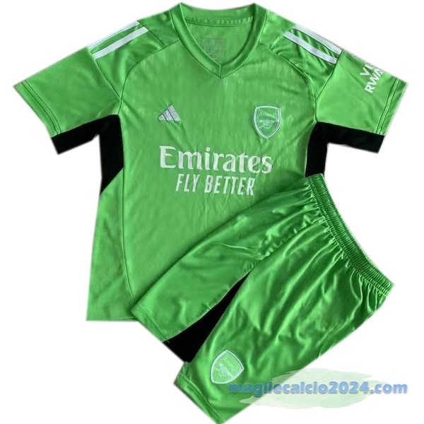 Portiere Conjunto De Uomo Arsenal 2023 2024 Verde Poco Prezzo