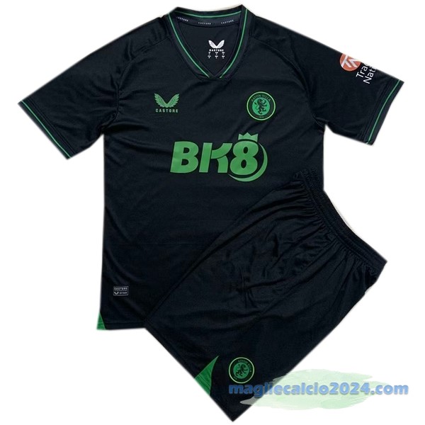 Portiere Conjunto De Uomo Aston Villa 2023 2024 Nero Poco Prezzo