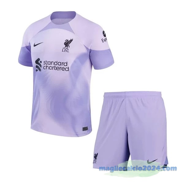 Portiere Conjunto De Uomo Liverpool 2022 2023 Purpureo Poco Prezzo