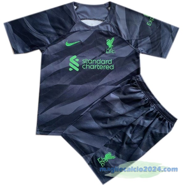 Portiere Conjunto De Uomo Liverpool 2023 2024 Nero Poco Prezzo