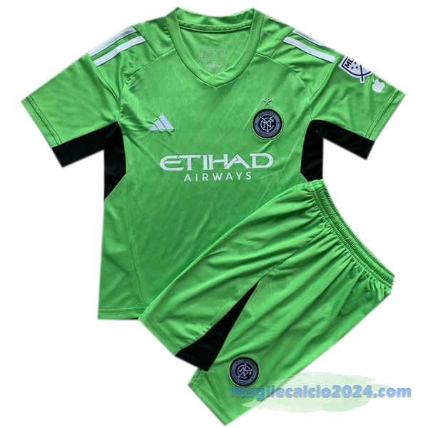 Portiere Conjunto De Uomo New York City 2023 2024 Verde Poco Prezzo