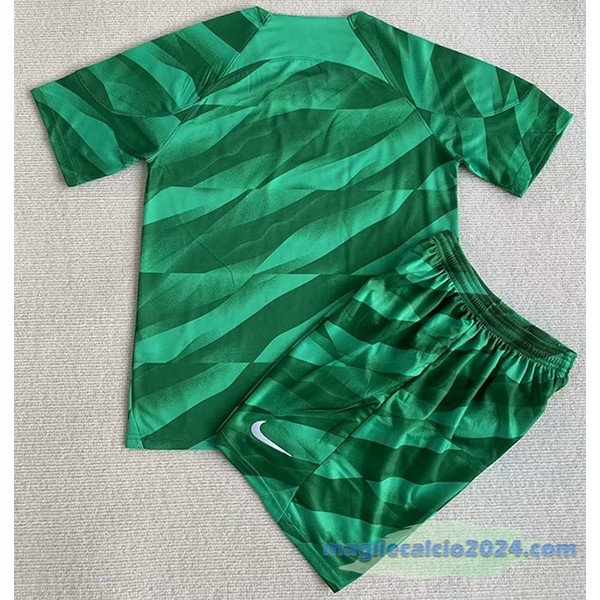 Portiere Conjunto De Uomo Paris Saint Germain 2023 2024 Verde Poco Prezzo