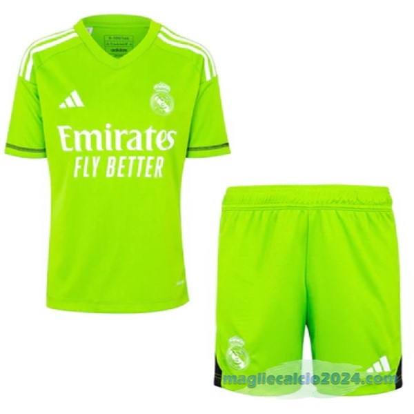 Portiere Conjunto De Uomo Real Madrid 2023 2024 Verde Poco Prezzo