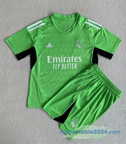 Portiere Conjunto De Uomo Real Madrid 2023 2024 Verde Poco Prezzo