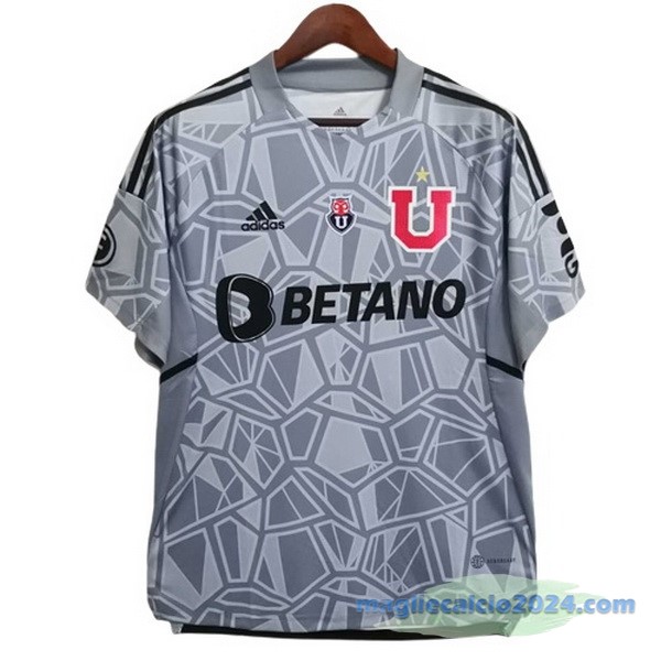 Portiere Giocatori Maglia Universidad De Cile 2022 2023 Grigio Poco Prezzo