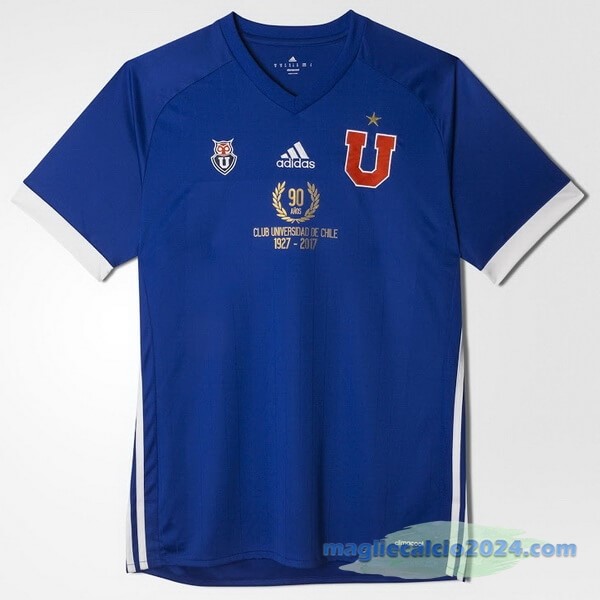 Prima 90th Maglia Universidad De Cile 1927 2017 Azul Poco Prezzo