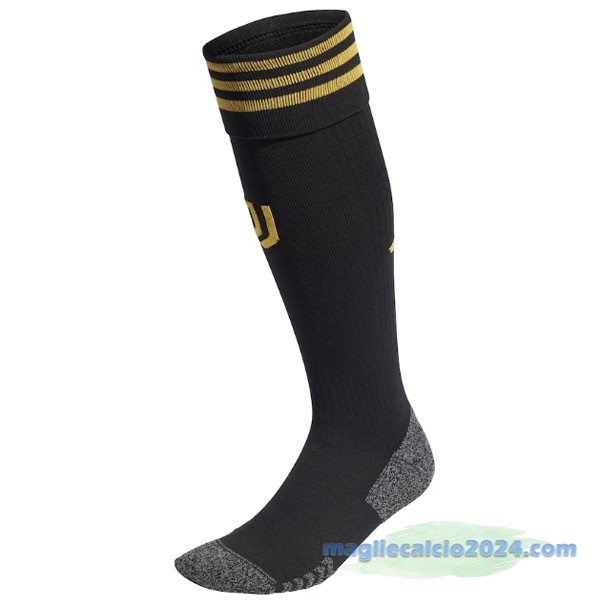 Prima Calzettoni Bambino Juventus 2023 2024 Nero Poco Prezzo