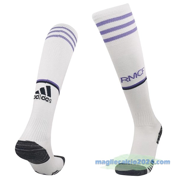 Prima Calzettoni Real Madrid 2022 2023 Bianco Poco Prezzo