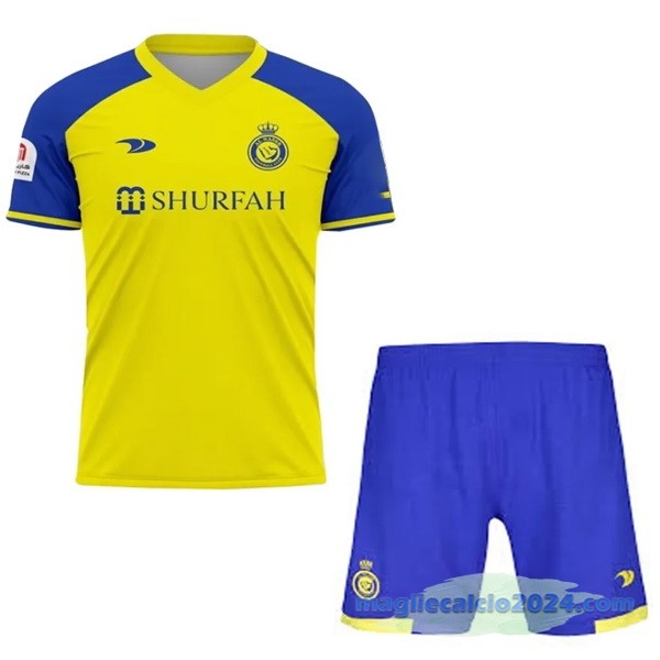 Prima Conjunto De Bambino Al Nassr 2022 2023 Giallo Poco Prezzo