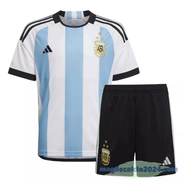 Prima Conjunto De Bambino Argentina 3 Stars 2022 Azul Bianco Poco Prezzo