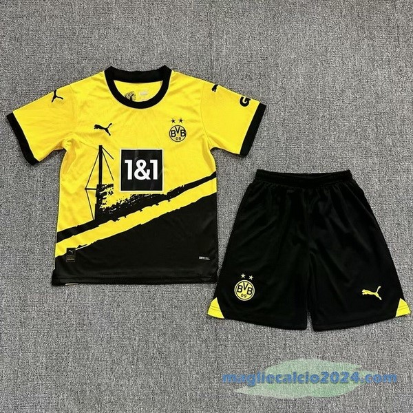 Prima Conjunto De Bambino Borussia Dortmund 2023 2024 Giallo Poco Prezzo