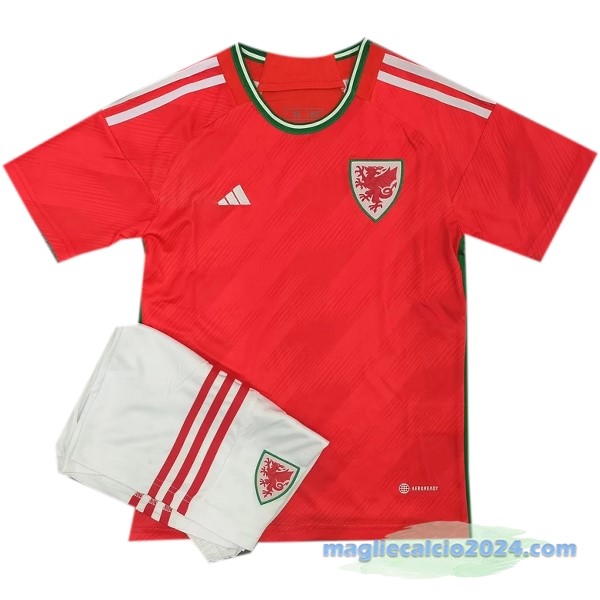 Prima Conjunto De Bambino Galles 2022 Rosso Poco Prezzo
