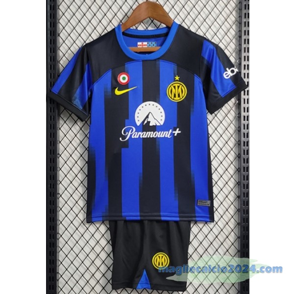 Prima Conjunto De Bambino Inter Milán 2023 2024 Azul Poco Prezzo