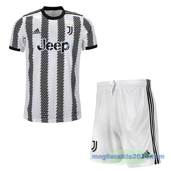 Prima Conjunto De Bambino Juventus 2022 2023 Bianco Nero Poco Prezzo