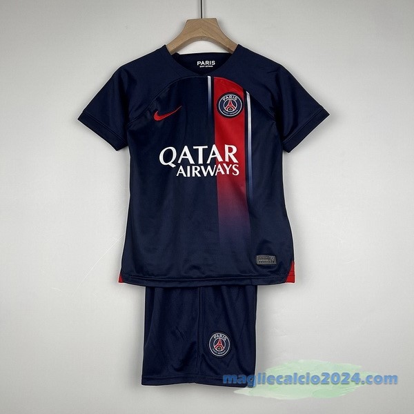 Prima Conjunto De Bambino Paris Saint Germain 2023 2024 Azul Poco Prezzo