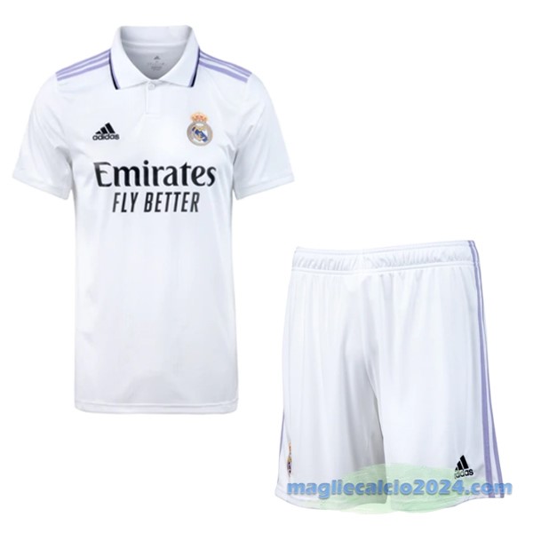 Prima Conjunto De Bambino Real Madrid 2022 2023 Bianco Poco Prezzo