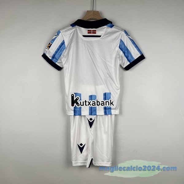 Prima Conjunto De Bambino Real Sociedad 2023 2024 Bianco Azul Poco Prezzo