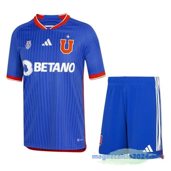 Prima Conjunto De Bambino Universidad De Cile 2023 2024 Azul Poco Prezzo