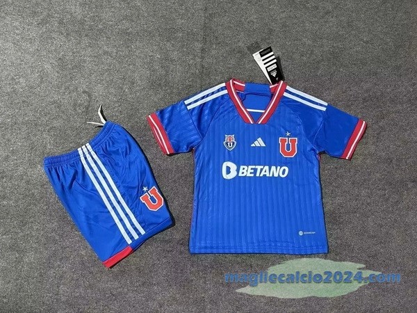 Prima Conjunto De Bambino Universidad De Cile 2023 2024 Azul Poco Prezzo